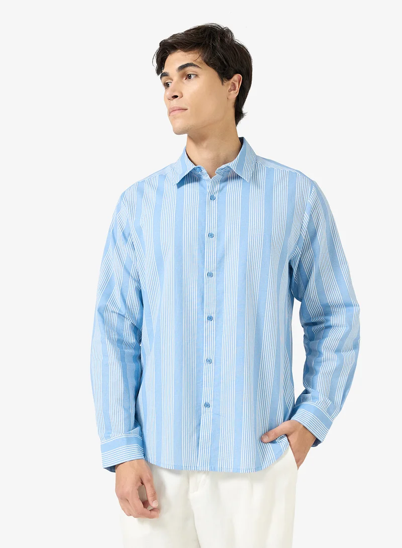 روبرت وود قميص كلاسيكي بقصة عادية