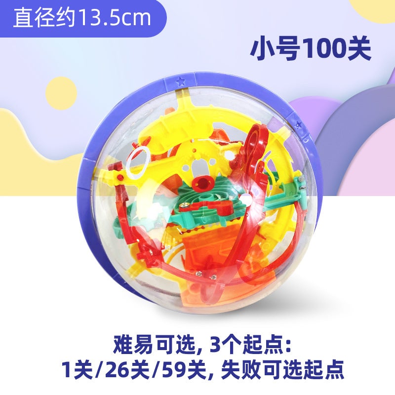 20223D Space Maze Ball Challenge Maze Toy Children'S Focus Training Spatial Logic Thinking Puzzle - Image 1