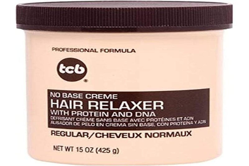 Tcb No Base Creme Hair Relaxer, Regular, 15 Ounce - Image 1