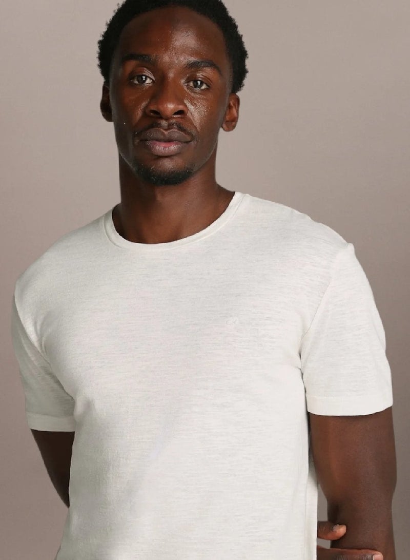 CALVIN KLEIN Linen Cotton Shirt - Image 3