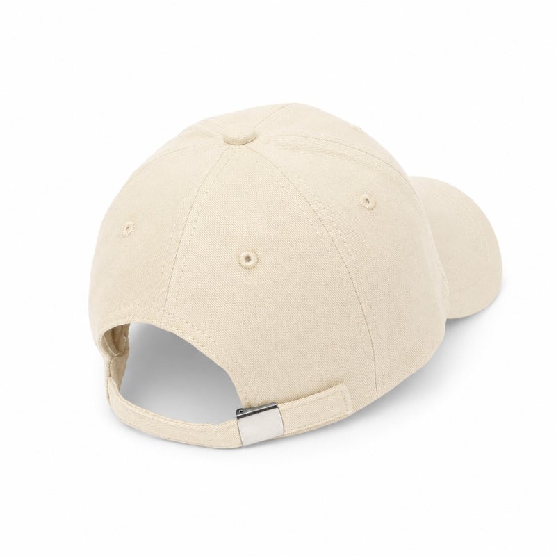 HASTE Adjustable Sun Cap - Curved Brim Breathable - Beige - Image 3