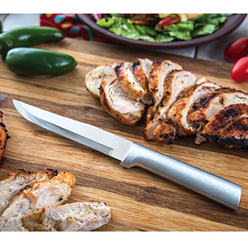 Rada Cutlery 7-piece Starter Gift Part 2 Knife Set with Quick Edge Sharpener, Silver Handles - Image 3