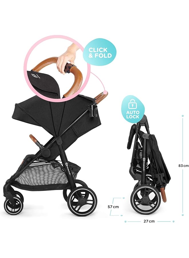 Kinderkraft Pushchair Grande Lx Black - Image 3