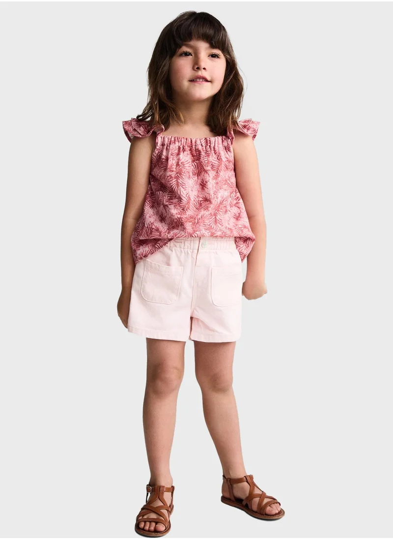 MANGO Kids Paperbag Shorts