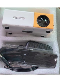 Generic YG300 Mini LED Projector Portable Home Entertainment YG300 Black and White American Gauge 