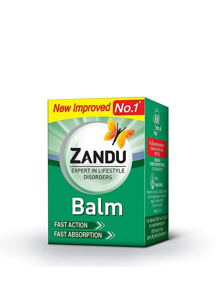 Zandu Pack Of 3 Balm For Headache, Cold and Body Pain - Image 2