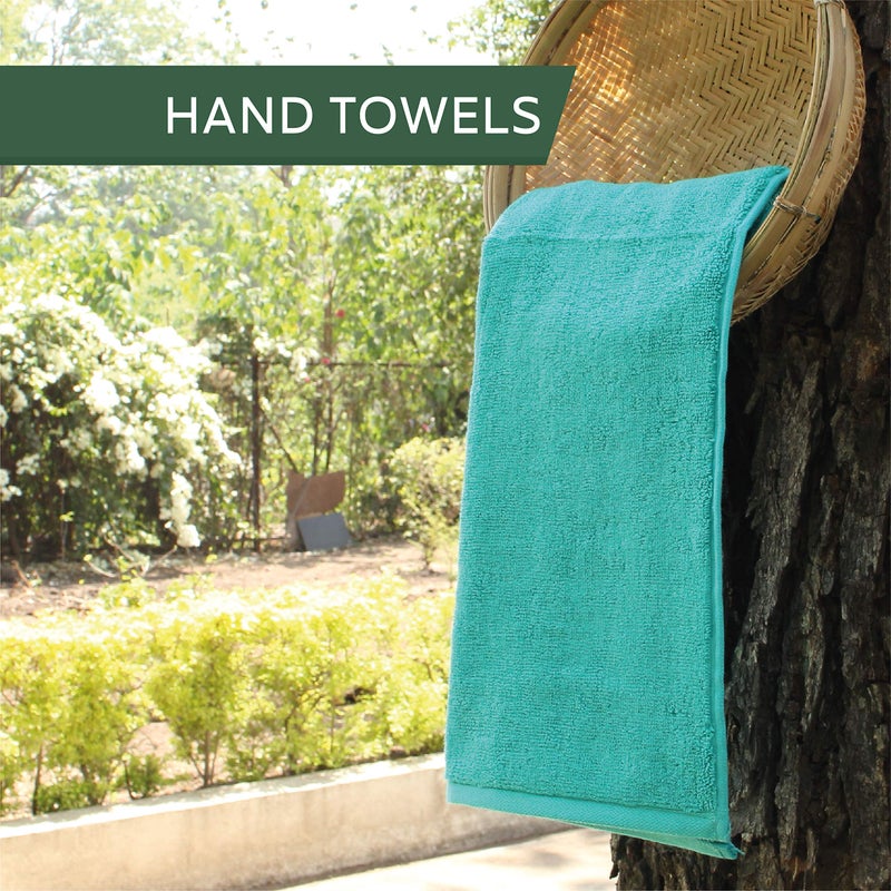 AUXIMPRO Bamboo Hand Towel, 65 x 40 cm, Super Soft & Quick Absorbent & 600 GSM - Image 5