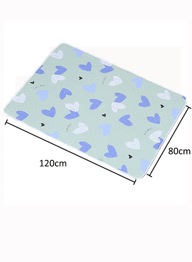 آيسيورا 80x120 سم وسادة سرير للماء للطفل مرتبة بول للأطفال وسادة بول قابلة للغسل مرتبة الدورة الشهرية للإناث مرتبة الدورة الشهرية المضادة للتسرب الجانبي وسادة سلس البول قابلة لإعادة الاستخدام للأطفال / البالغين / الحيوانات الأليفة - Image 2