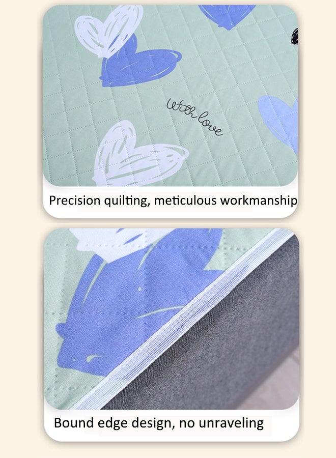 آيسيورا 80x120 سم وسادة سرير للماء للطفل مرتبة بول للأطفال وسادة بول قابلة للغسل مرتبة الدورة الشهرية للإناث مرتبة الدورة الشهرية المضادة للتسرب الجانبي وسادة سلس البول قابلة لإعادة الاستخدام للأطفال / البالغين / الحيوانات الأليفة - Image 5