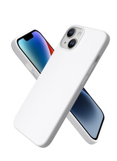 iPhone 14 Plus Silicone Case Military Grade Drop Protection Anti-Scratch Microfiber Lining Ultra Slim Thin Shockproof Protective Cover for iPhone 14 Plus 6.7 inch
