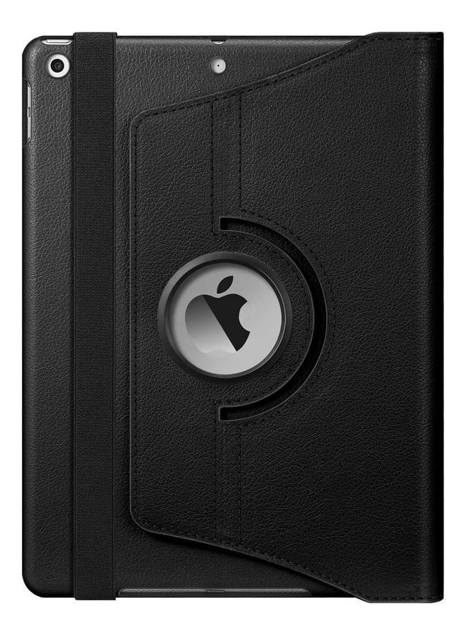 Raxoom 360-Degree Rotating Case for iPad 9th Generation (2021), 8th Generation (2020), and 7th Generation (2019) - 10.2 Inch with Pencil Holder & Auto Wake/Sleep - Black - Image 4