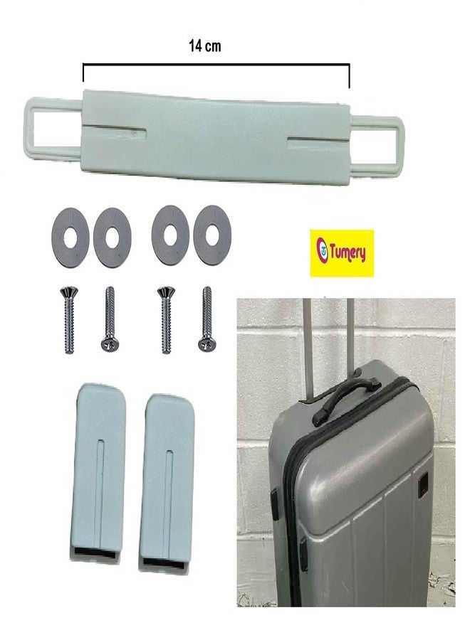 Tumery Repair Replacement Luggage Pull Handle for VIP Safari, American tourister, Skybag Suitcase Trolley Bag Suitcases Handle for Luggage Parts (Grey Handle (1 Pcs)) - Image 3