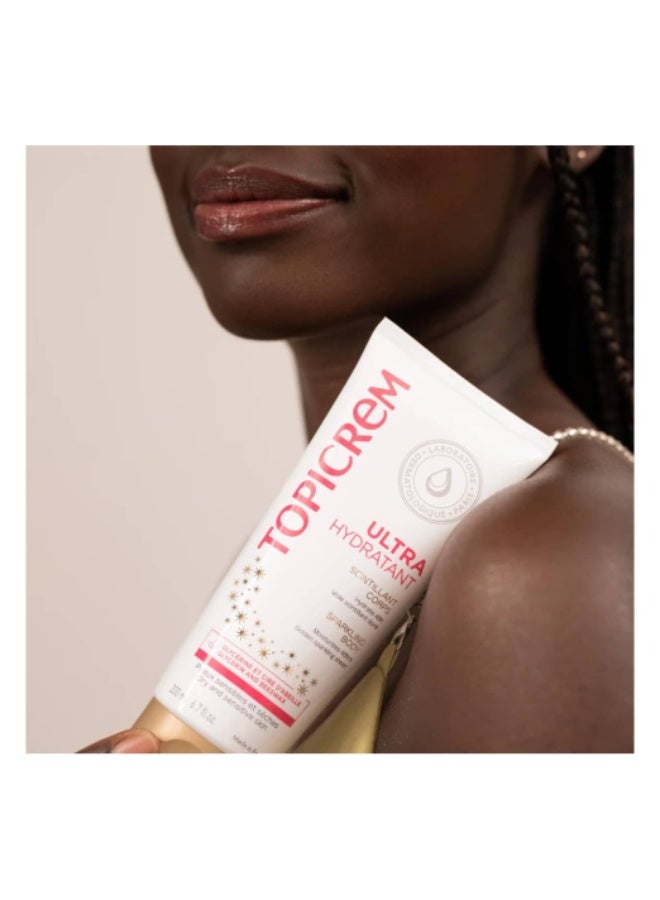 Topicrem Ultra-Hydratant Sparkling Body Cream 200ml - Image 3