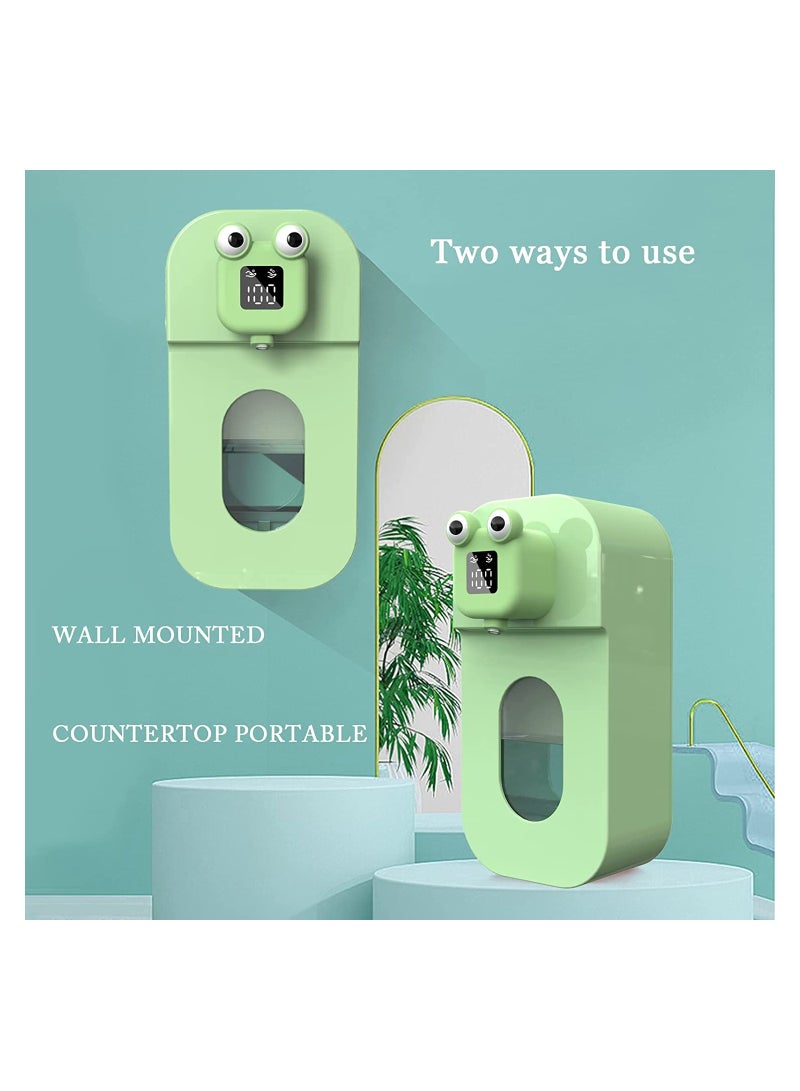 SYOSI Automatic Soap Dispenser Rechargeable Touchless Foaming Soap Dispenser for Kids Upgraded Adjustable Hand Sanitizer Dispenser for Bathroom Kitchen - Image 2