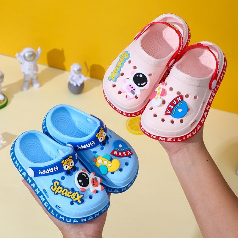 Eva Ultra-Light Boys And Girls Infant Non-Slip Soft Sole Cave Shoes Children Toe Sandals Indoor Anti-Collision Sandals - Image 3