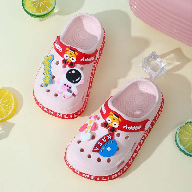 Eva Ultra-Light Boys And Girls Infant Non-Slip Soft Sole Cave Shoes Children Toe Sandals Indoor Anti-Collision Sandals - Image 1