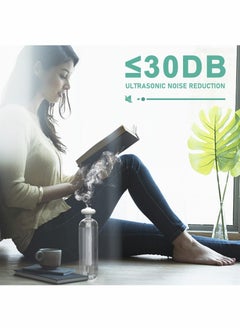 Excefore Mini Portable Humidifier for Car, Small USB Personal Humidifiers with Ultra Quiet, Auto Shut Off Tiny Travel Easy Use Humidifier for Hotel  - Image 5