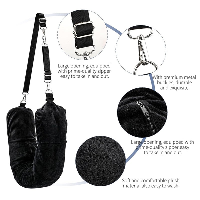 Carreneu Travel Pillow Neck Pillow Aeroplane Travel Pillow Neck Pillow Refillable Multifunctional - Image 3