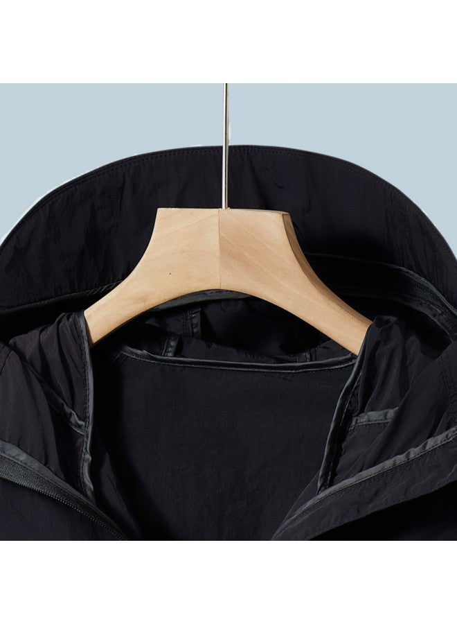 Noble bird Commuting Lightweight Men's Hooded Patchwork Outdoor Sports Jacket - Image 3
