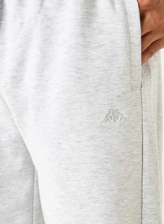 Kappa Kappa Textured Shorts with Drawstring Closure and Pockets