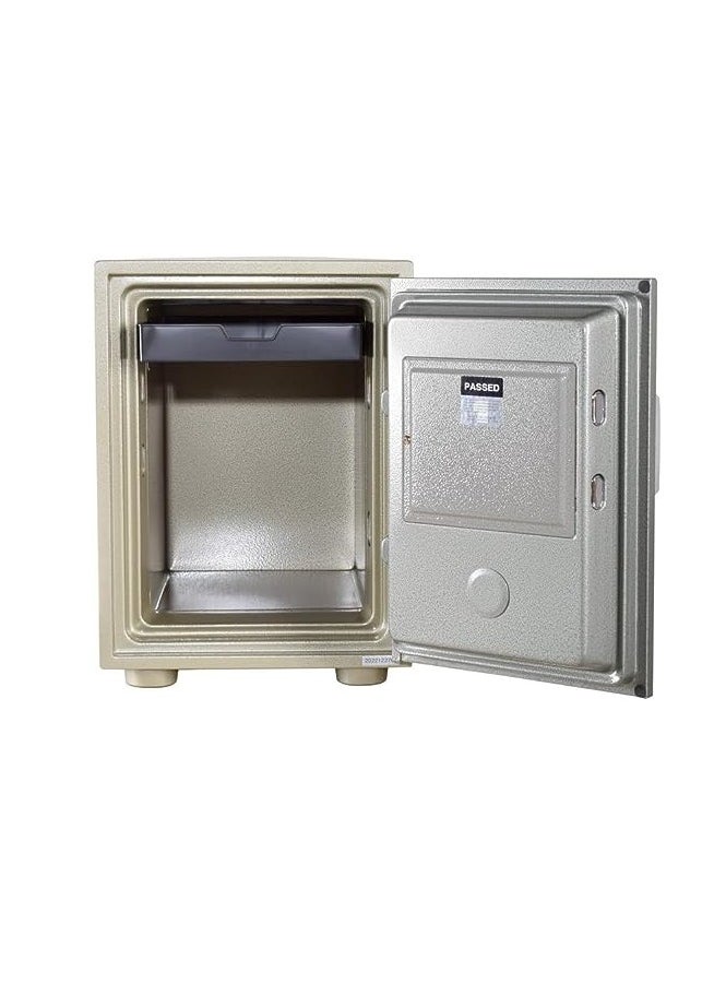 SD103TK2 Bumil Safe Anti-Burglar Fireproof Safe Box with a Removable Tray and Dual Key Locks  (48.6 X34.6 X39.2CM 51Kgs) - Made in Korea