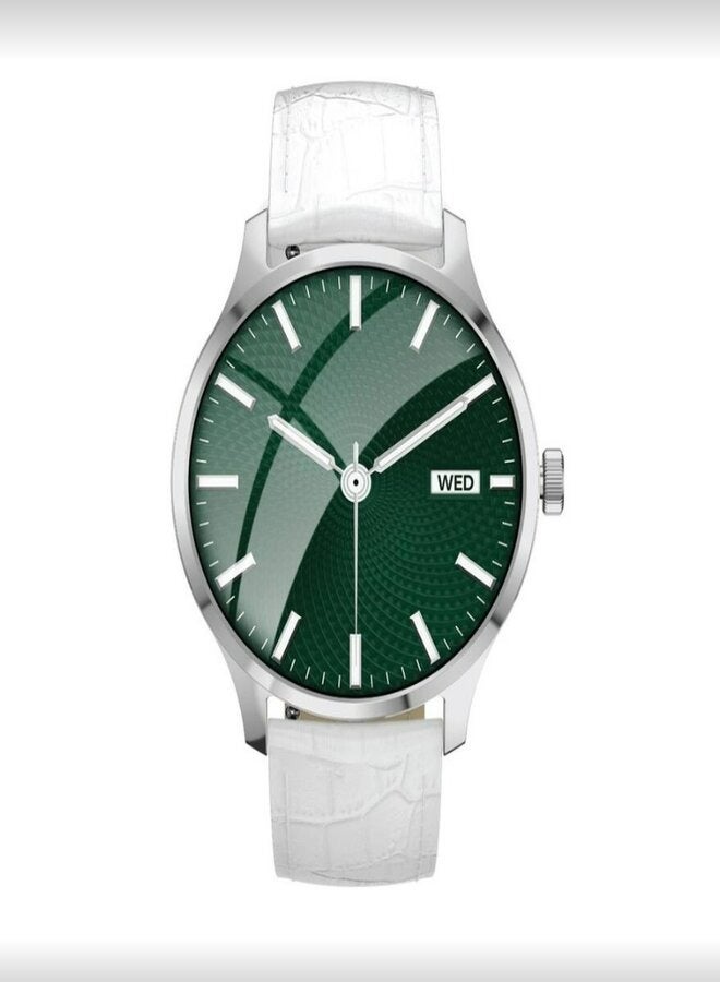 Green Lion Lunar AMOLED Smart Watch, Lithium Polymer Battery, Full Touch Screen, 1.32 Inch Display - White - Image 2