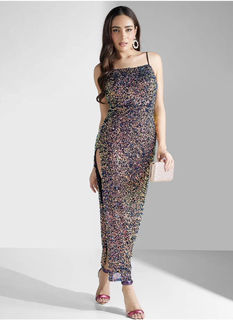 TFNC Sequin Knitted Dress