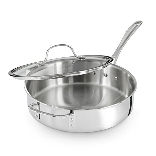 Calphalon Tri-Ply Stainless Steel 3-Quart Saute Pan with Cover - Image 3
