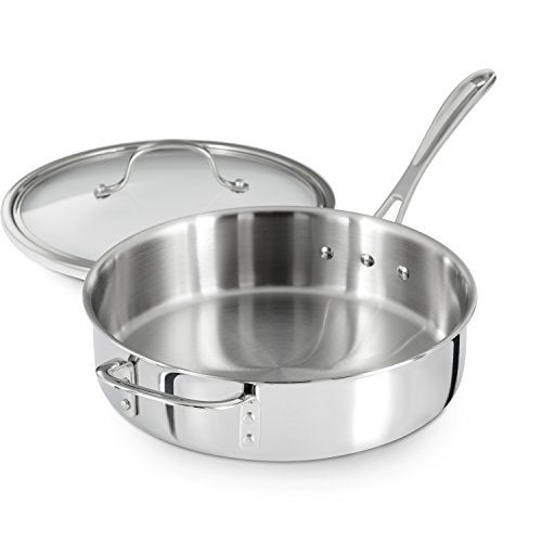 Calphalon Tri-Ply Stainless Steel 3-Quart Saute Pan with Cover - Image 4