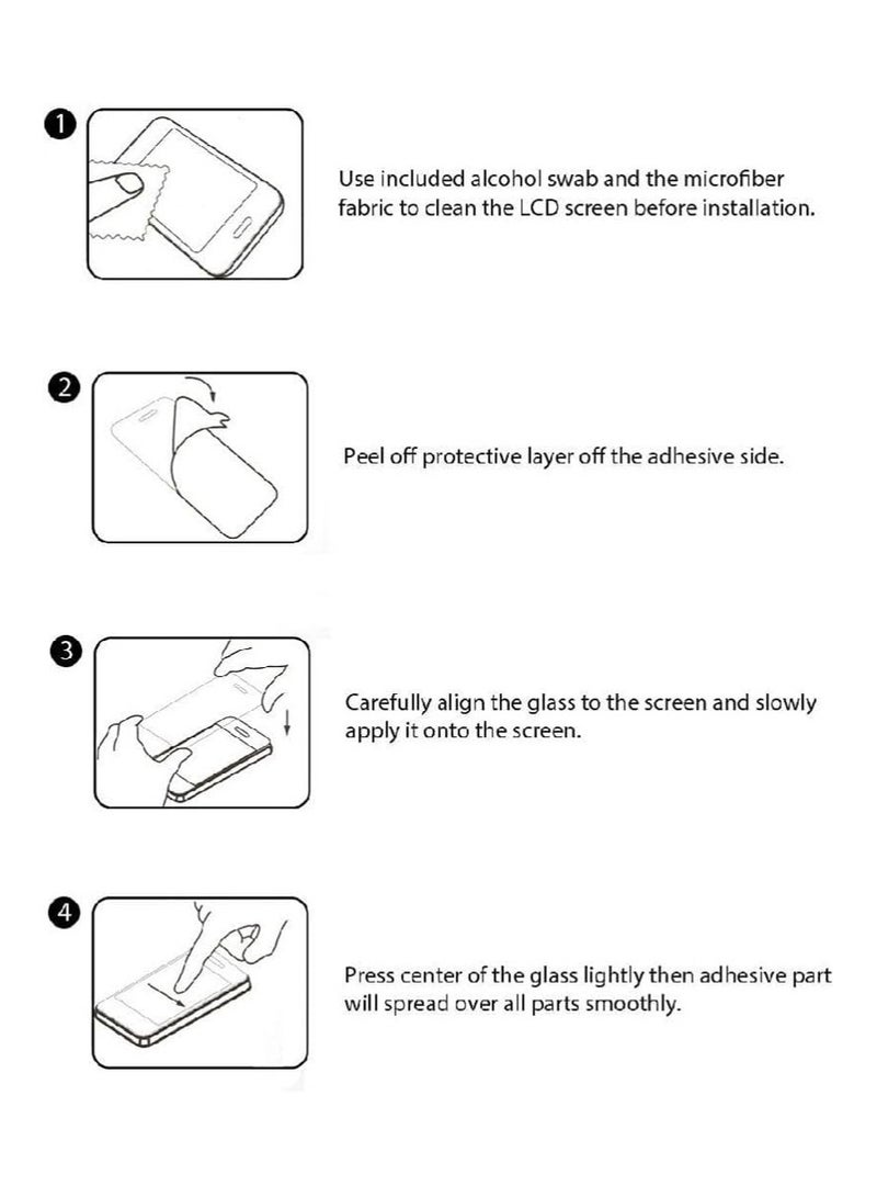 FARROBIZZ Tempered Glass Screen Protector 5D Designed For Xiaomi Redmi 9 Active Full Glue Edge To Edge Full Screen Coverage And Bubble Free - Image 2