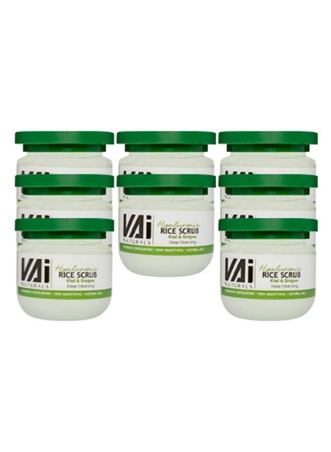 VAI 8 Pieces Rice Body Scrub Kiwi And Grapes 280ml - Image 1