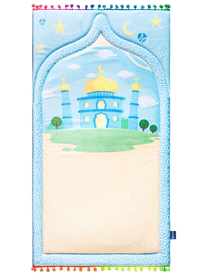 Urban rugs Dreamy Blue Kids Prayer Mat - Image 1