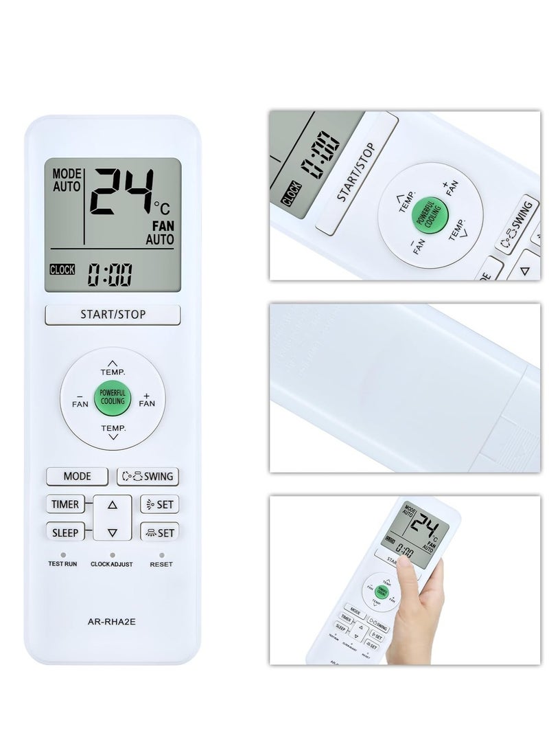 JAJEEK AR-RHA2E Air Conditioner Remote Control – Universal AC Controller for General Air Conditioning Units, Easy-to-Use, Replacement Remote, Compatible with Multiple Brands  - Image 4