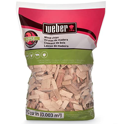 Weber Apple Wood Chips, for Grilling and Smoking, 192 Cu. in - Image 5