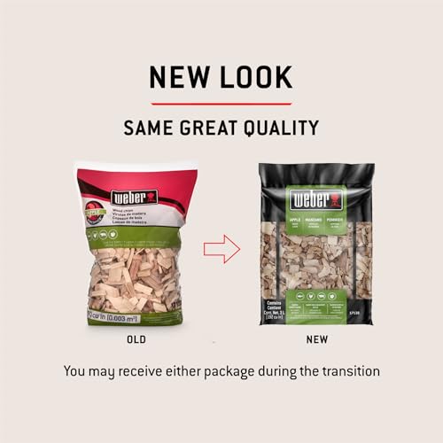 Weber Apple Wood Chips, for Grilling and Smoking, 192 Cu. in - Image 3