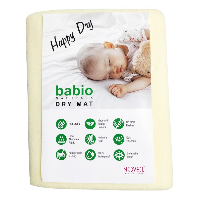 NOVEL Microfiber Baby Bed Protecting Mat (Yellow, Large) - Image 3