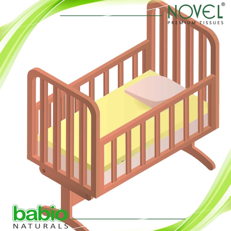 NOVEL Microfiber Baby Bed Protecting Mat (Yellow, Large) - Image 2