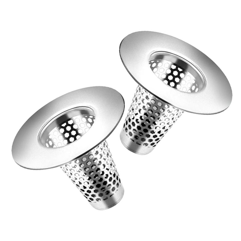 2pcs Floor Drain Filter Net Metal Drain Strainer Net Sewer Filter Net Drain Strainer Mesh - Image 4