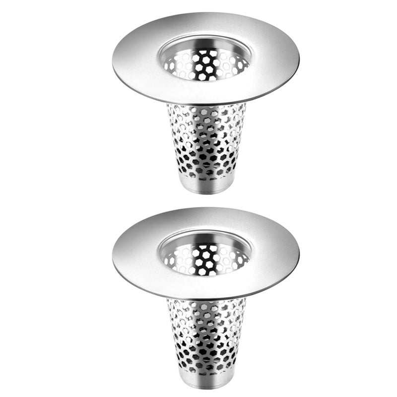2pcs Floor Drain Filter Net Metal Drain Strainer Net Sewer Filter Net Drain Strainer Mesh - Image 3