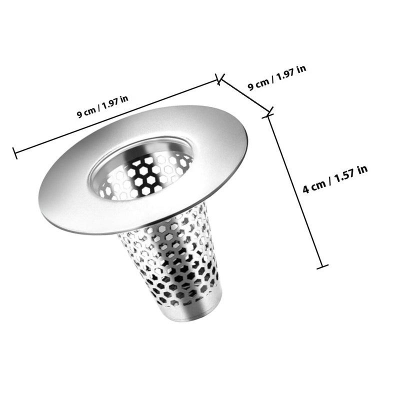 2pcs Floor Drain Filter Net Metal Drain Strainer Net Sewer Filter Net Drain Strainer Mesh - Image 2