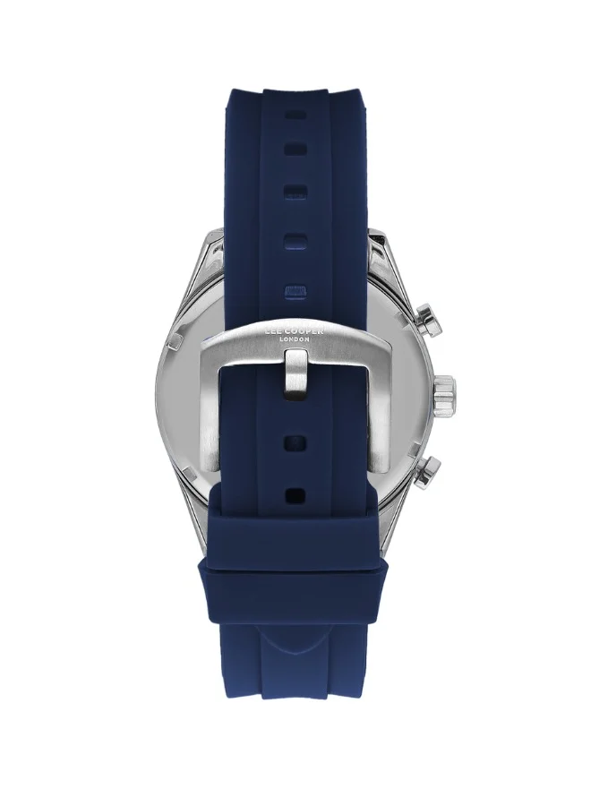 Lee Cooper Lee Cooper LC07987.399 Men Multi Function Display Watch & Silicone Strap Dark Blue