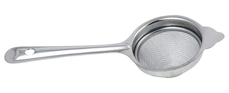 Laxmi Kitchenwere Stainless Steel Multi Purpose Tea Strainer Chai ChanniChimta Pack of 2 - Image 4