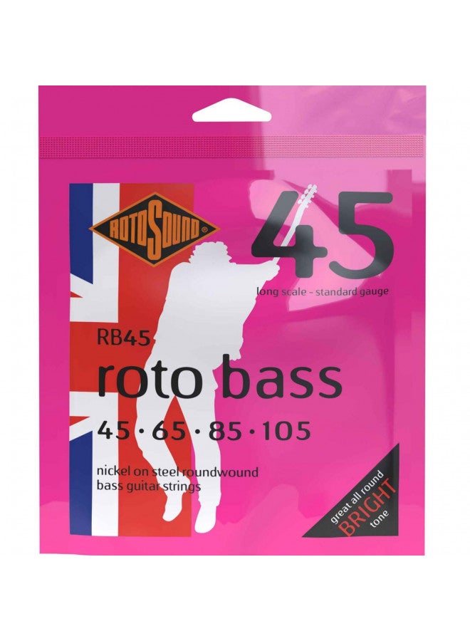 Rotosound RB45 Rotobass Nickel Roundwound Strings - Image 1