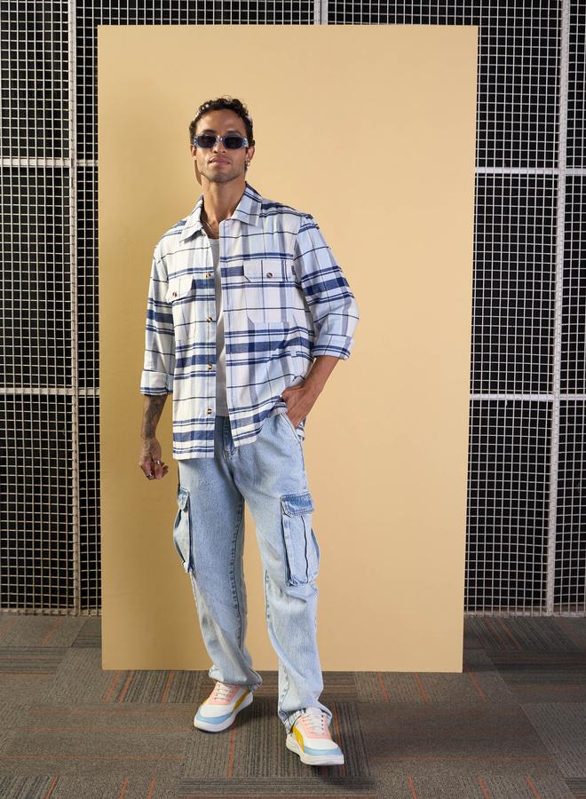 Mascln Sassafras Mascln Sassafras Mid Rise Washed Cargo Pocket Jeans - Image 2