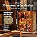 VORATHIS Book Nook Kits for Adults  The World Library Booknook  3D Wooden Puzzle with LED Lights  Creative Bookshelf Insert  Educational Gift for Book Lovers  DIY Enthusiasts - Image 4