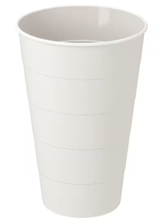 Generic Waste bin white 10 l  - Image 1