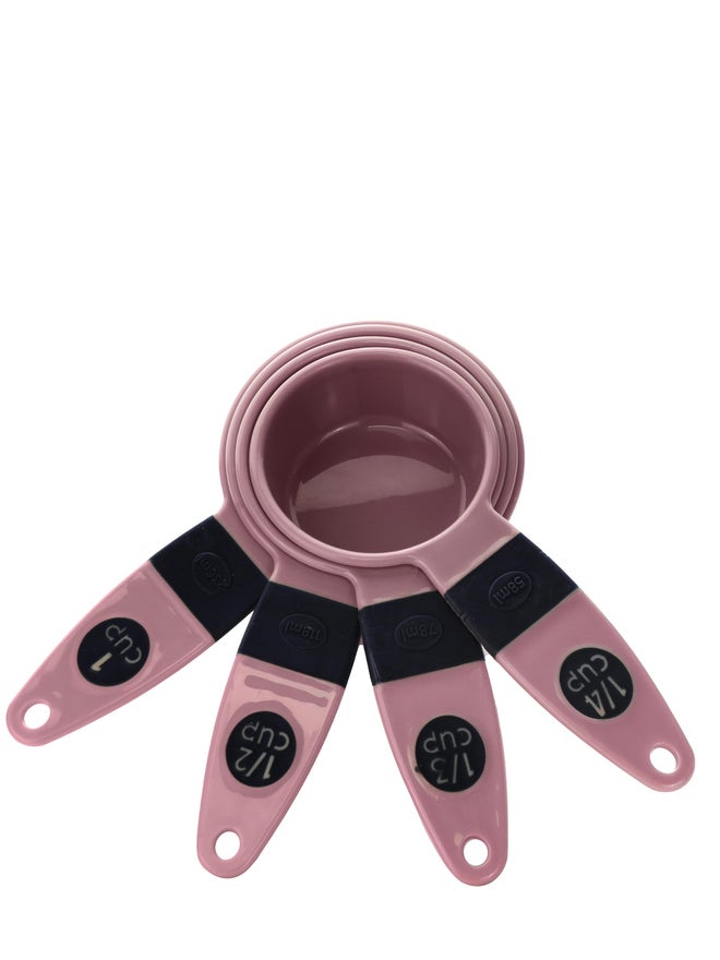 Cuisine Art طقم ملاعق قياس من كوزين آرت 4 قطع، وردي ماروني فاتح - Image 4