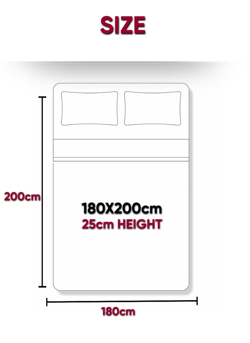 REDTOMMY BROWN Extra Deep Pocket Bed Sheet Cotton Set 180x200+25cm - Image 4