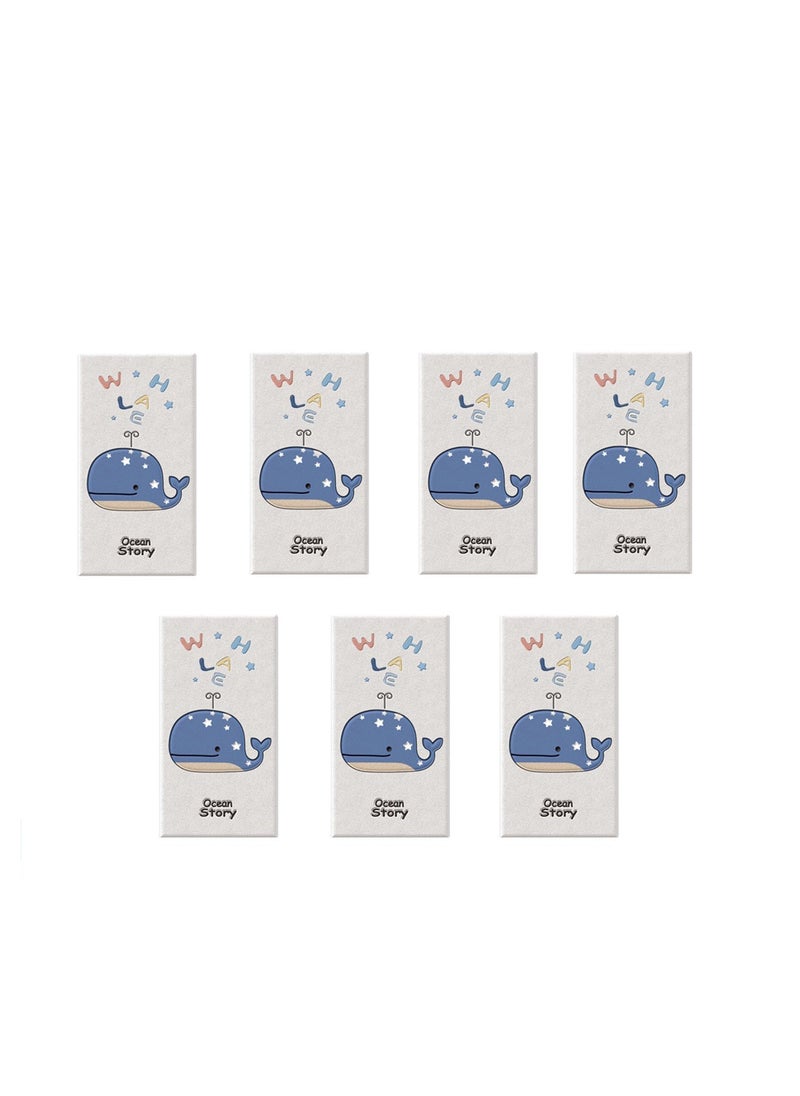 Arabest - Pack of 7 Wall Padding for Kids, Peel and Stick Headboard Upholstered Wall Panels, Wall Protection Pad for Tatami, Bedroom, Playroom, Nursery - Image 1