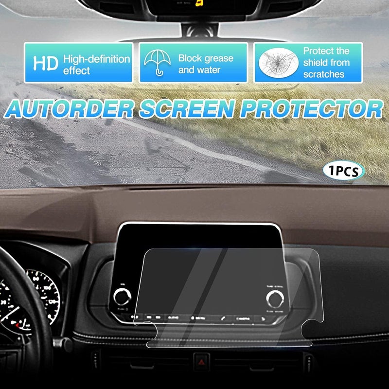 Autorder Screen Protector for 2021 2022 2023 2024 2025 Nissan Rogue S SV Accessories 8-inch Tempered Glass Film Touchscreen Protector Foil (NOT for Rogue Sport) - Image 2